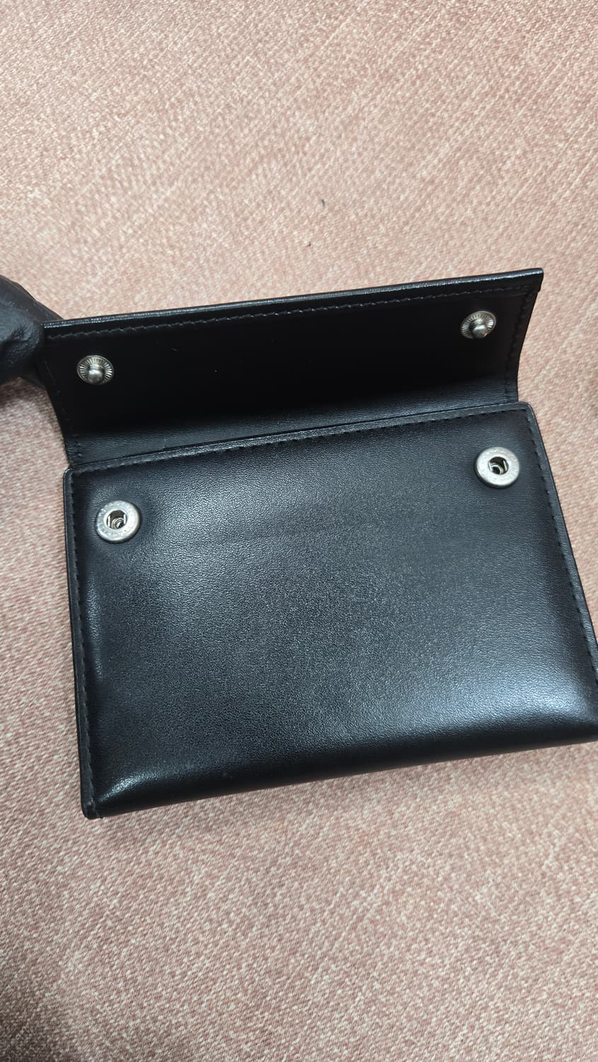 메트로시티 블랙 가죽 반지갑 상품이미지7