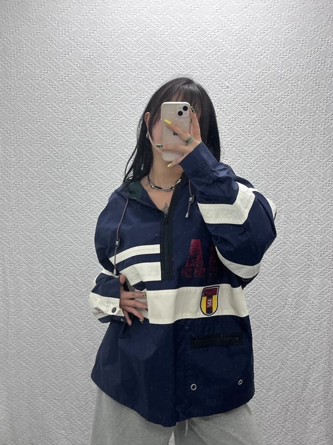 챕스 랄프로렌 올드스쿨 레트로 오버핏 바람막이 아노락 L C07410 상품이미지2