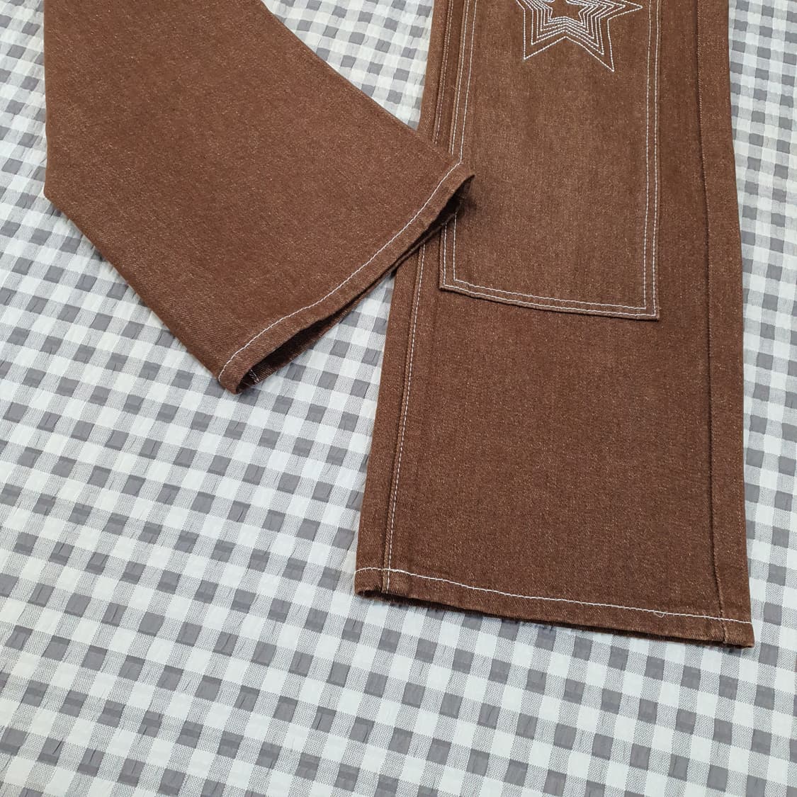 NV펠렉션 와이드 면바지 남자30 상품이미지4