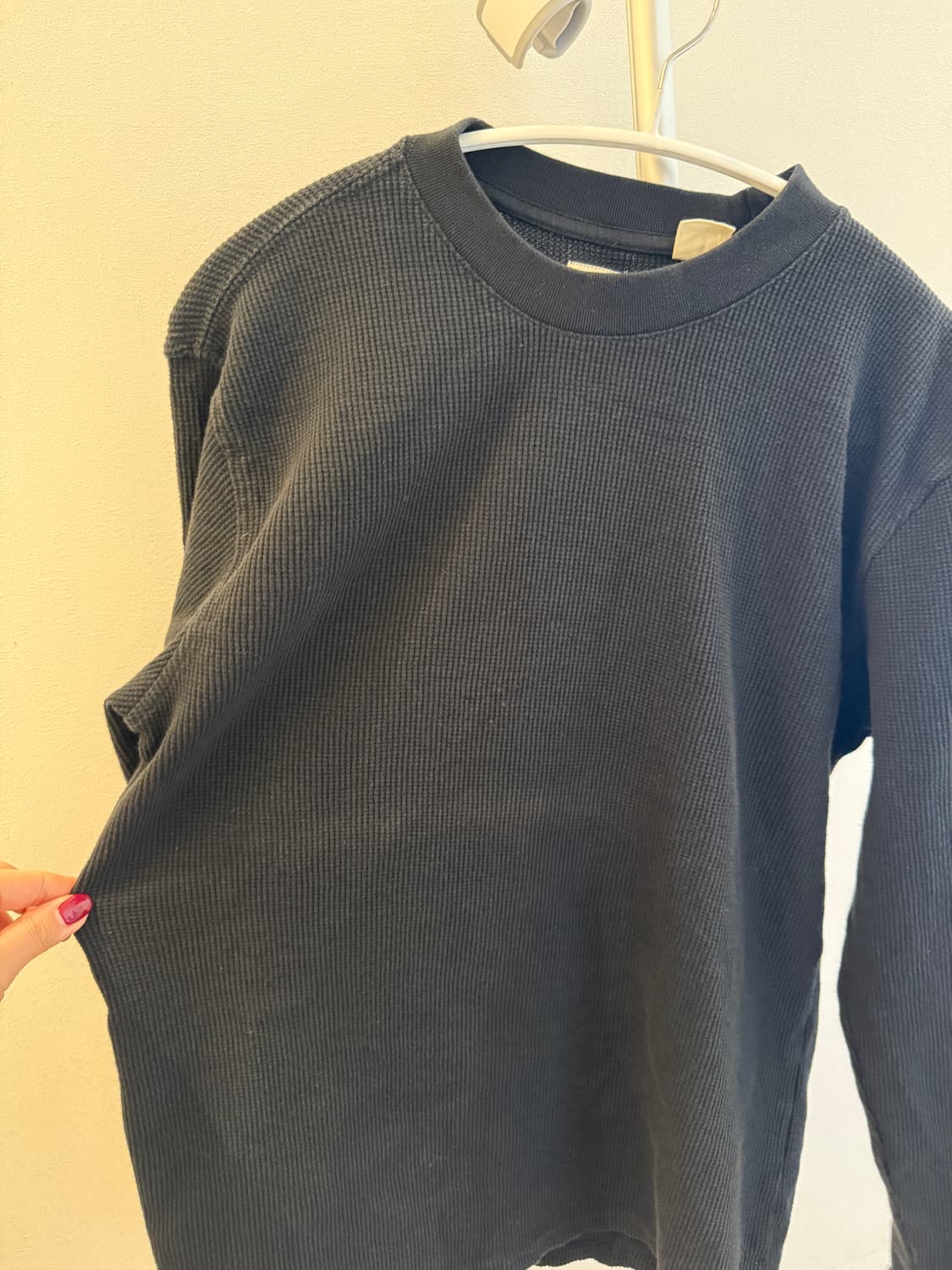 리바이스 와플 긴팔티셔츠 블랙 S 상품이미지9