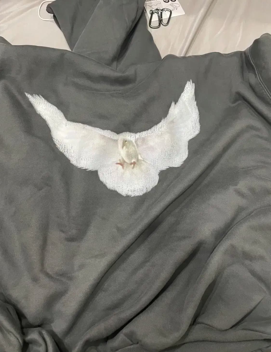 이지 갭 발렌시아가 도브 후드 블랙 L 팝니다 상품이미지3