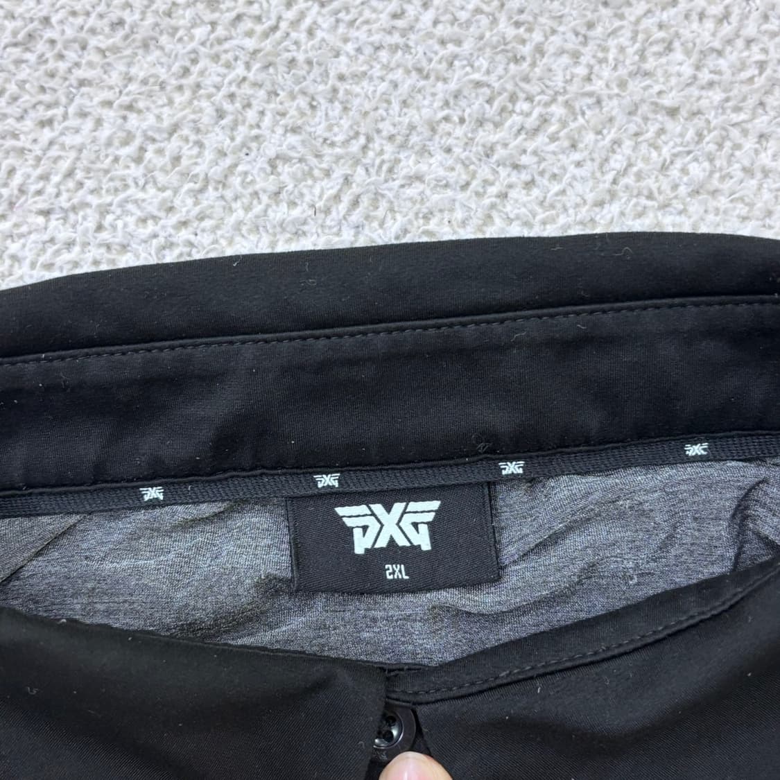 XXL PXG 남성 기능성 배색 반팔 카라 티셔츠 0604E2 상품이미지3