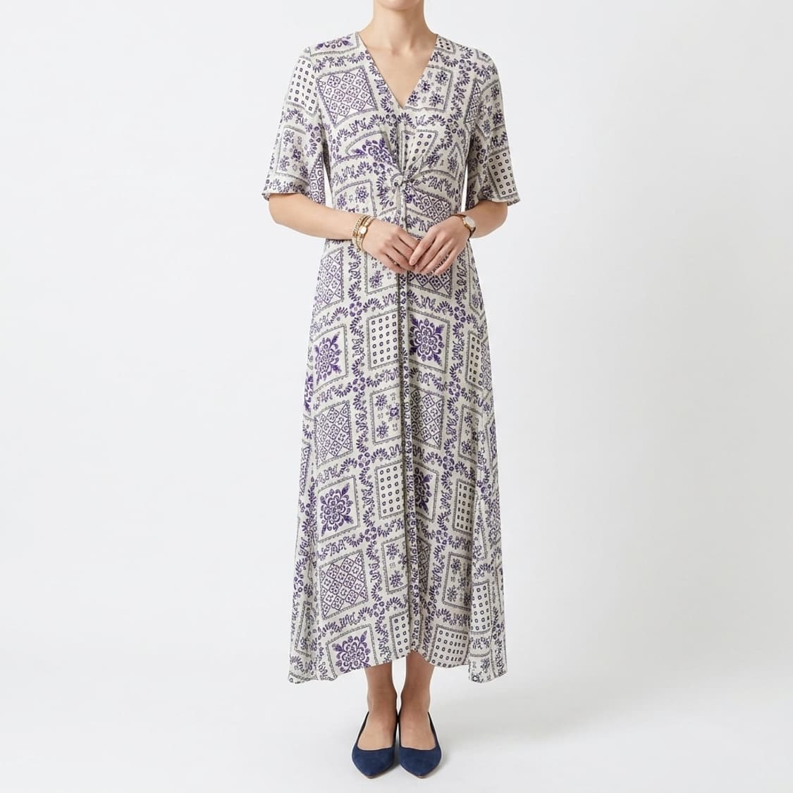 메종드메이어 MAISON DE MAIER 페이슬리 롱 원피스 (8) 상품이미지1