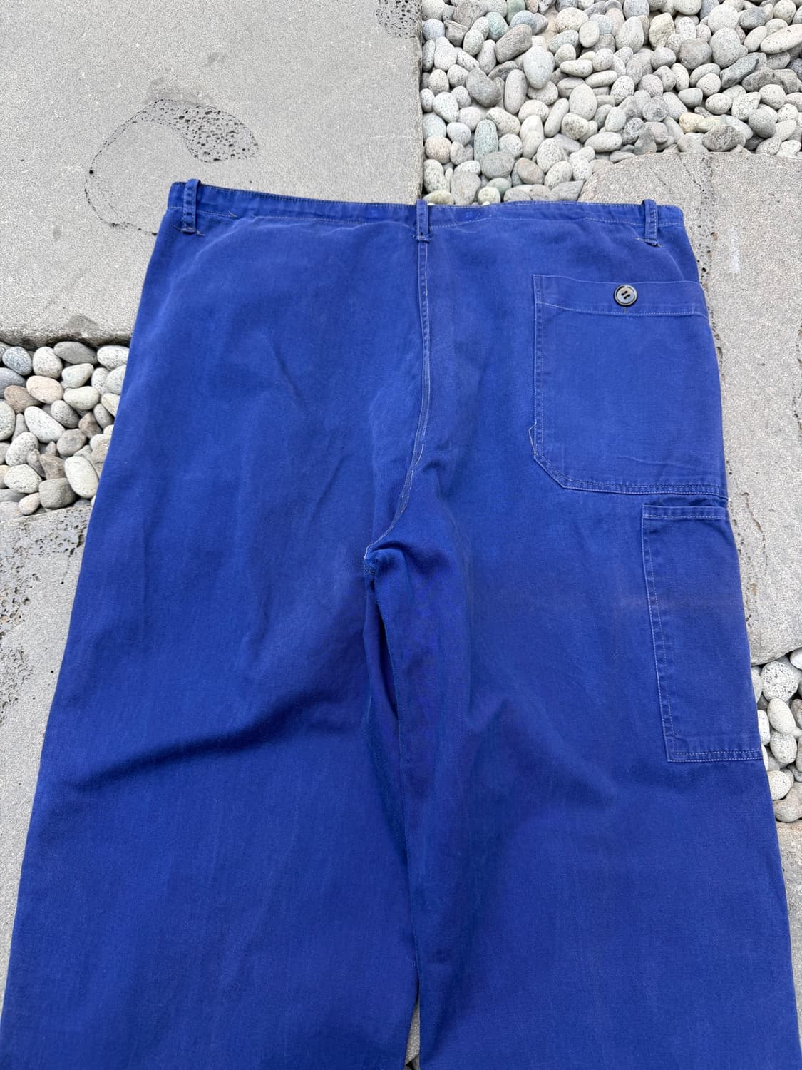 1970s FRIENDSHIP FADED NAVY 프렌치워크 와이드팬츠 상품이미지8