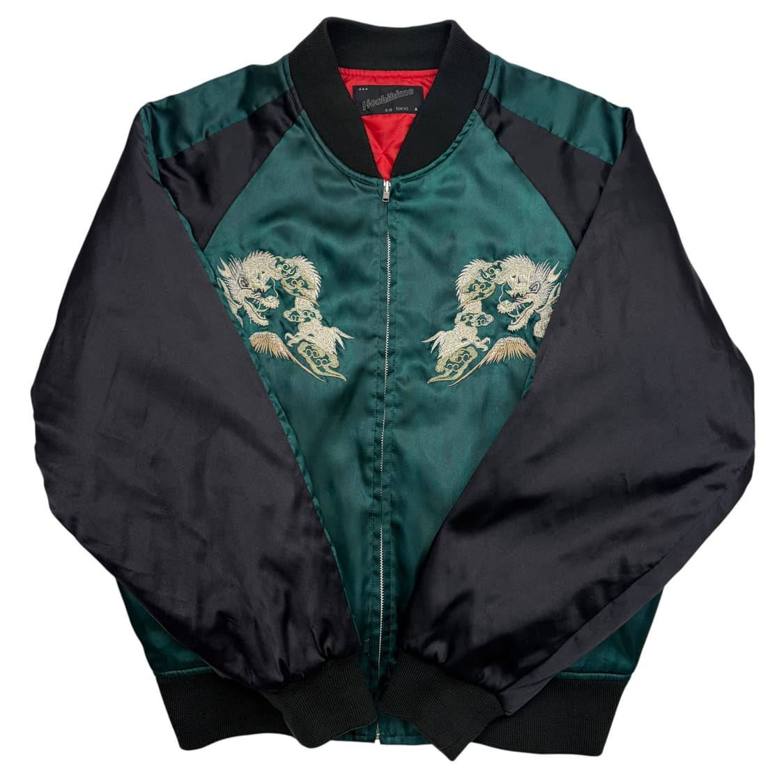 호시히메 후지산 용 자수 스카잔 자켓 M 상품이미지1