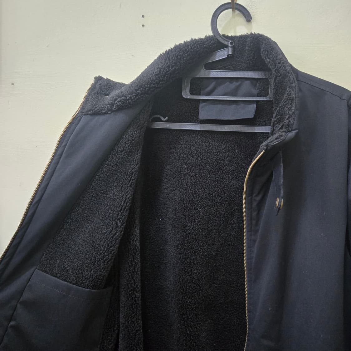 빈티지 하이넥 플리스 안감 점퍼 상품이미지3