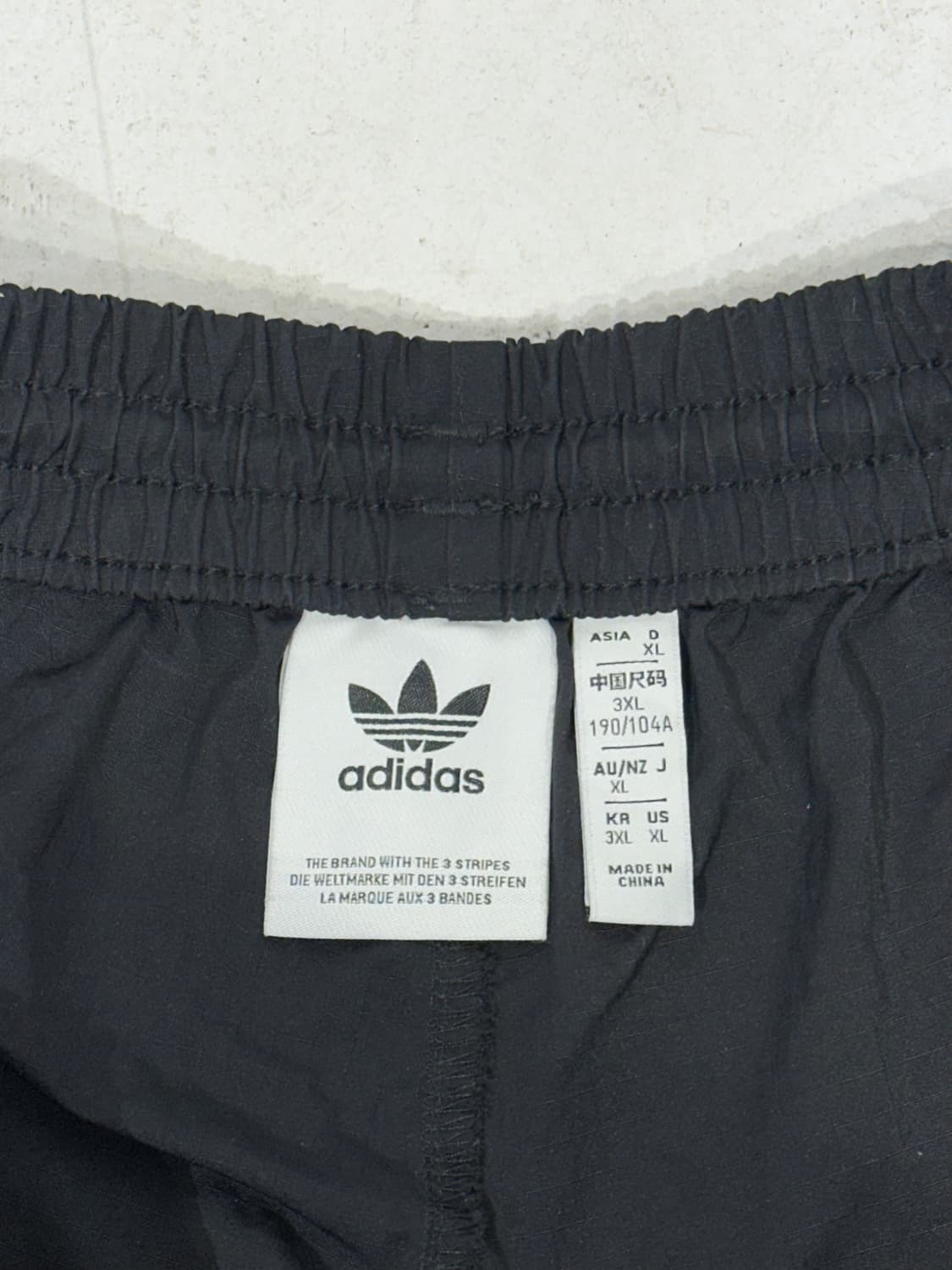 아디다스 블랙 대대장 와이드 카고 포켓 파이어버드 로고 트랙 팬츠 XL 상품이미지7