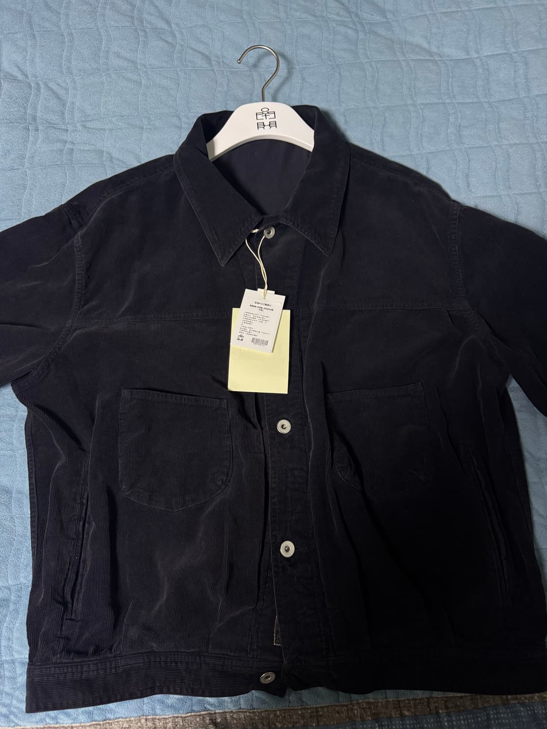 4) 폴리테루 1011 페이즐리 트러커 다크퍼플네이비 26ss 상품이미지2