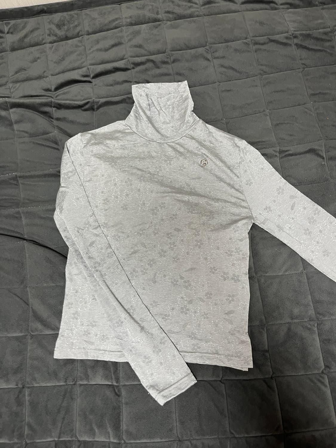 Flower warmer turtleneck (Gray) 상품이미지4