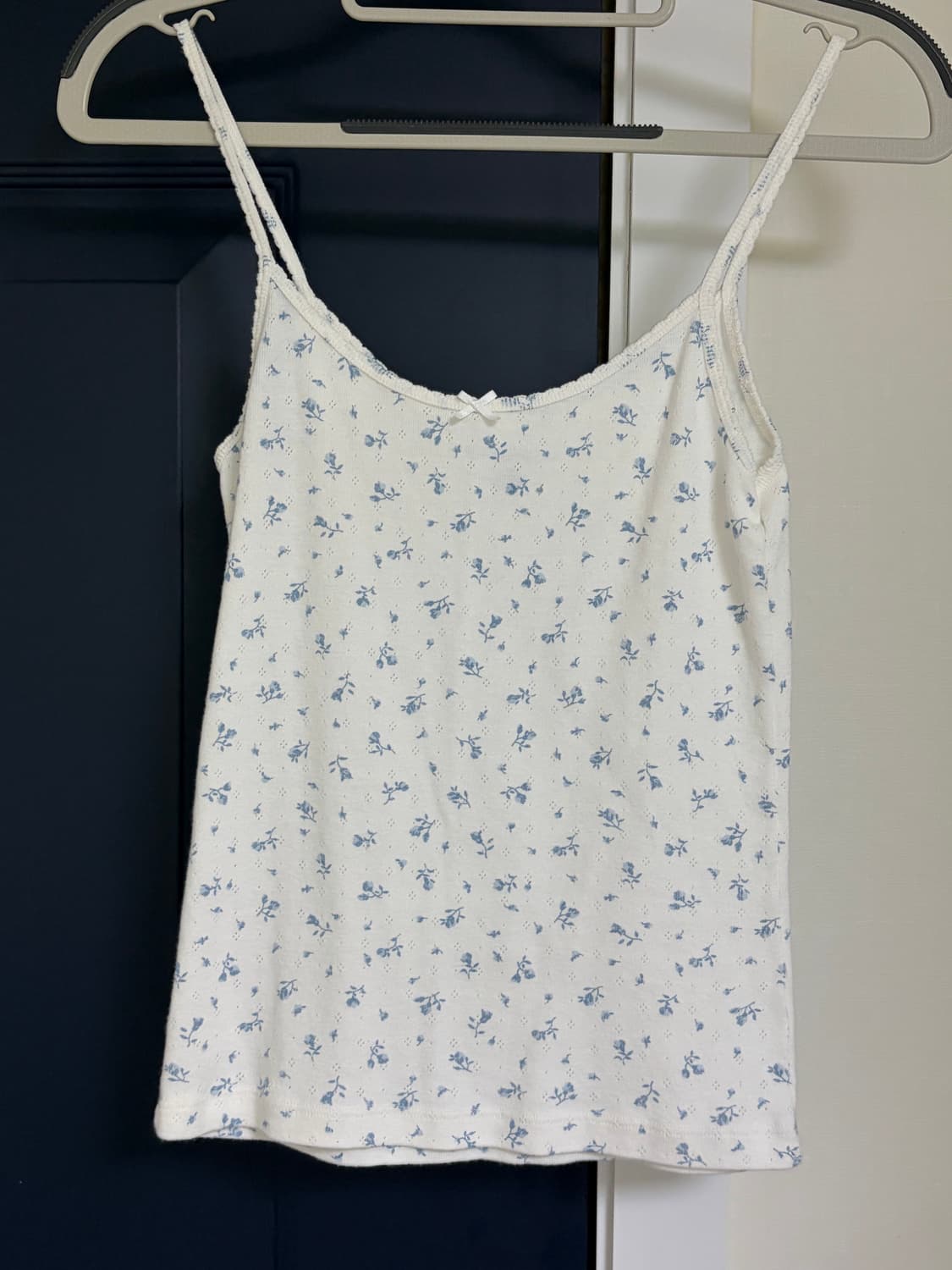 브랜디멜빌 하늘색 잔꽃 나시 상품이미지1