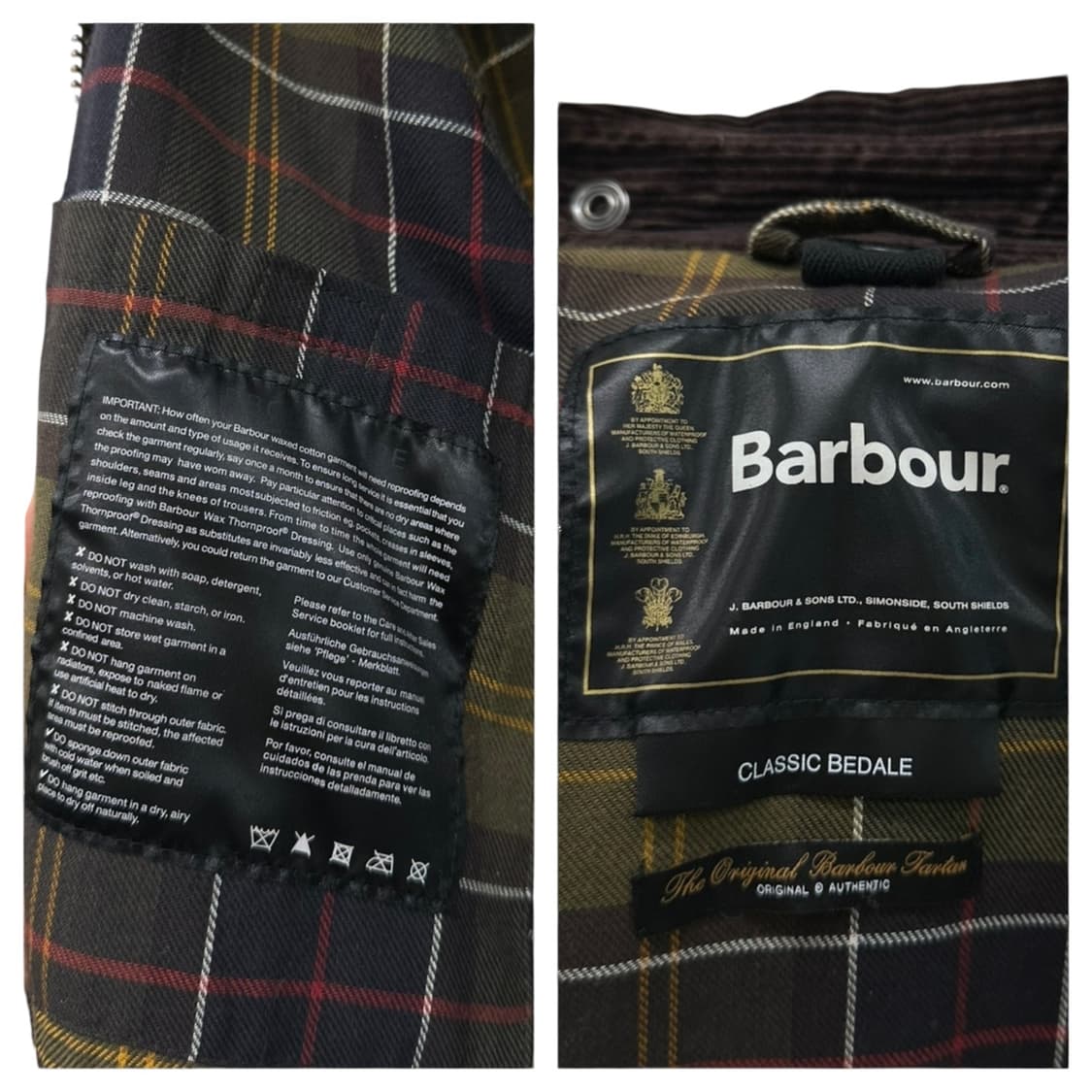 바버 비데일자켓 카키 (34,S) 상품이미지9