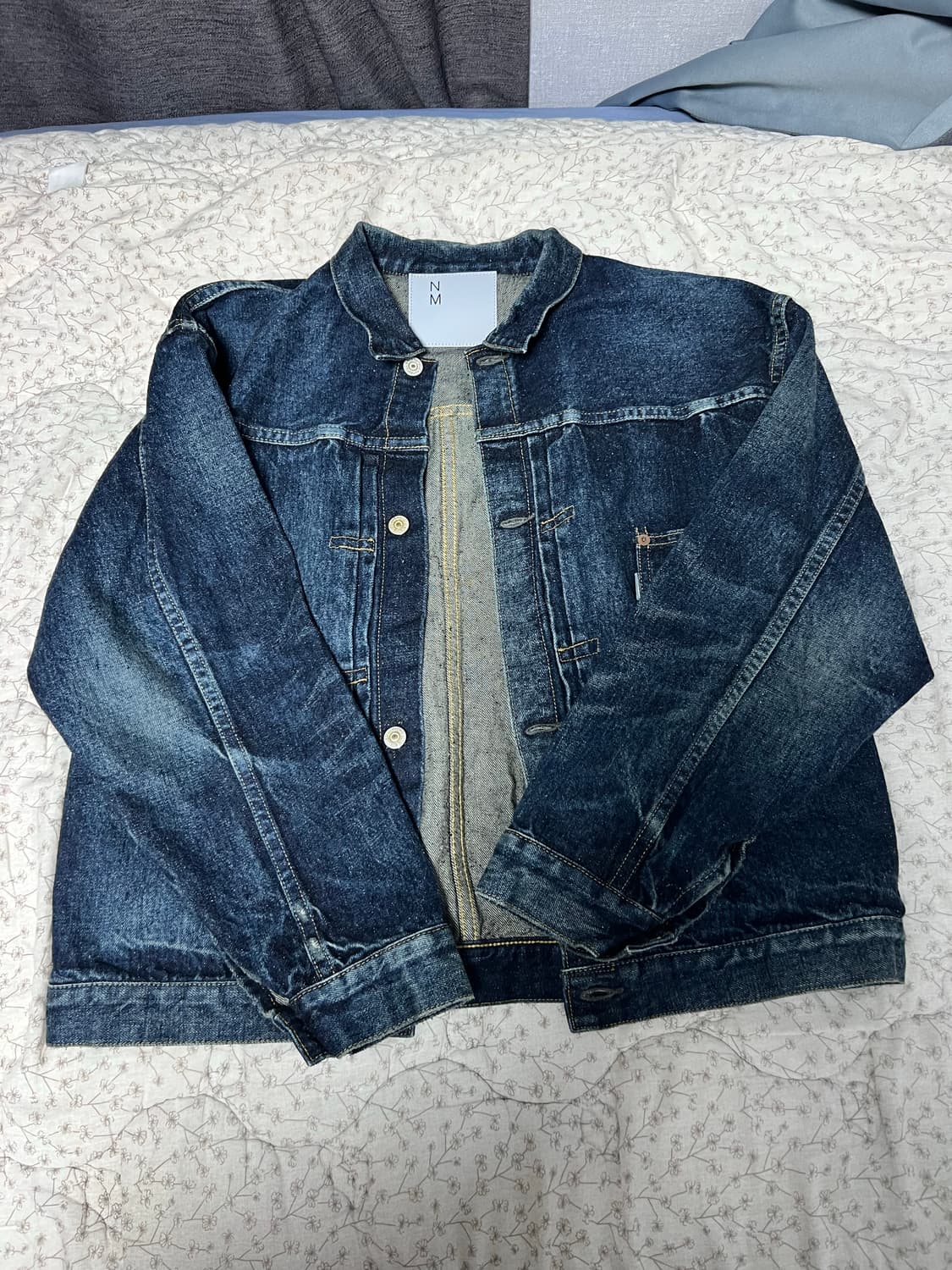 뉴매뉴얼 대전판 데님자켓 상품이미지1