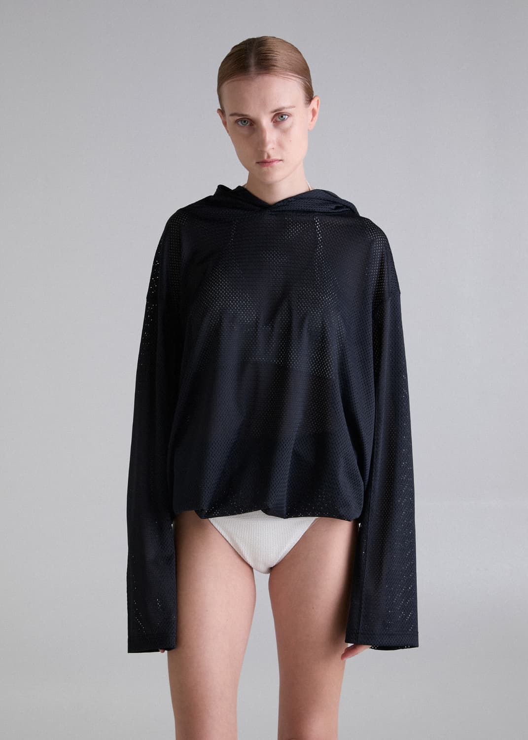 innir 메쉬 후드 풋볼 셔츠 이니어 상품이미지1