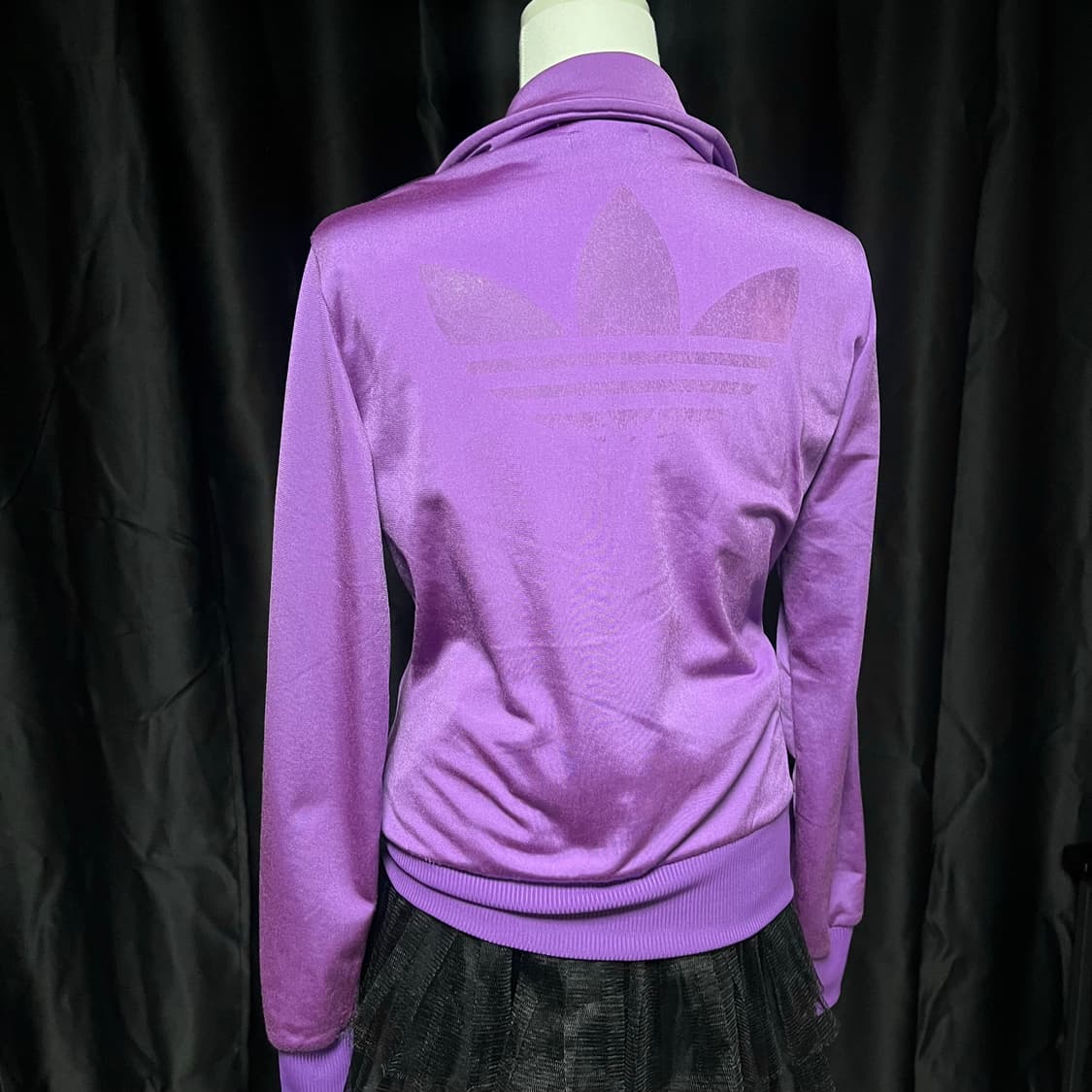 아디다스 보라 검정 져지 펑크 y2k 상품이미지2