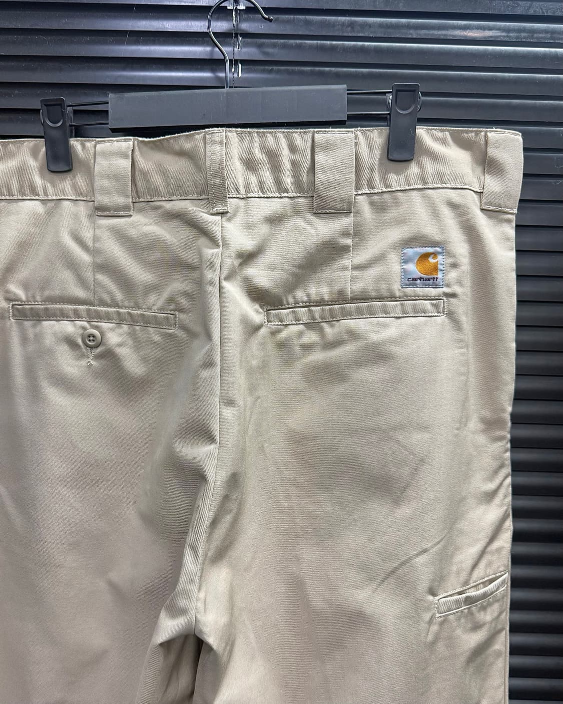 칼하트 wip 크래프터 와이드 치노 워크 팬츠 통바지 32 베이지 루즈핏 상품이미지3