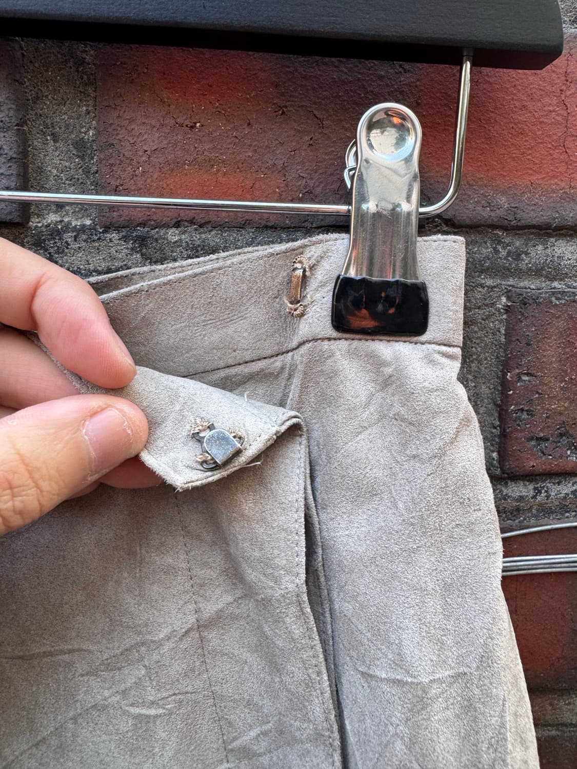 크리스찬 디올 스웨이드 레더 스커트 상품이미지5