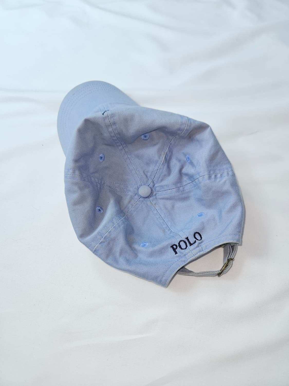 폴로 랄프로렌 빈티지 스카이블루 볼캡 모자 F 상품이미지2