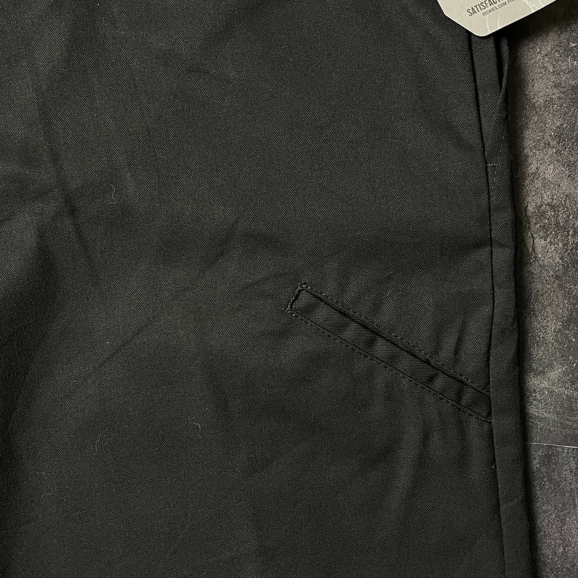 DICKIES 디키즈 데드스탁 블랙 코튼 워크 하프팬츠 A00926 상품이미지8