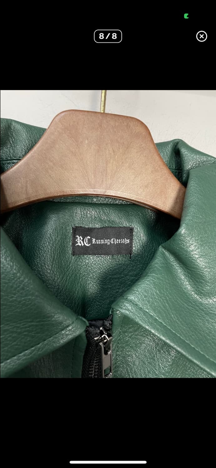 포르쉐 빅패치로고 레더자켓 A3349 상품이미지8