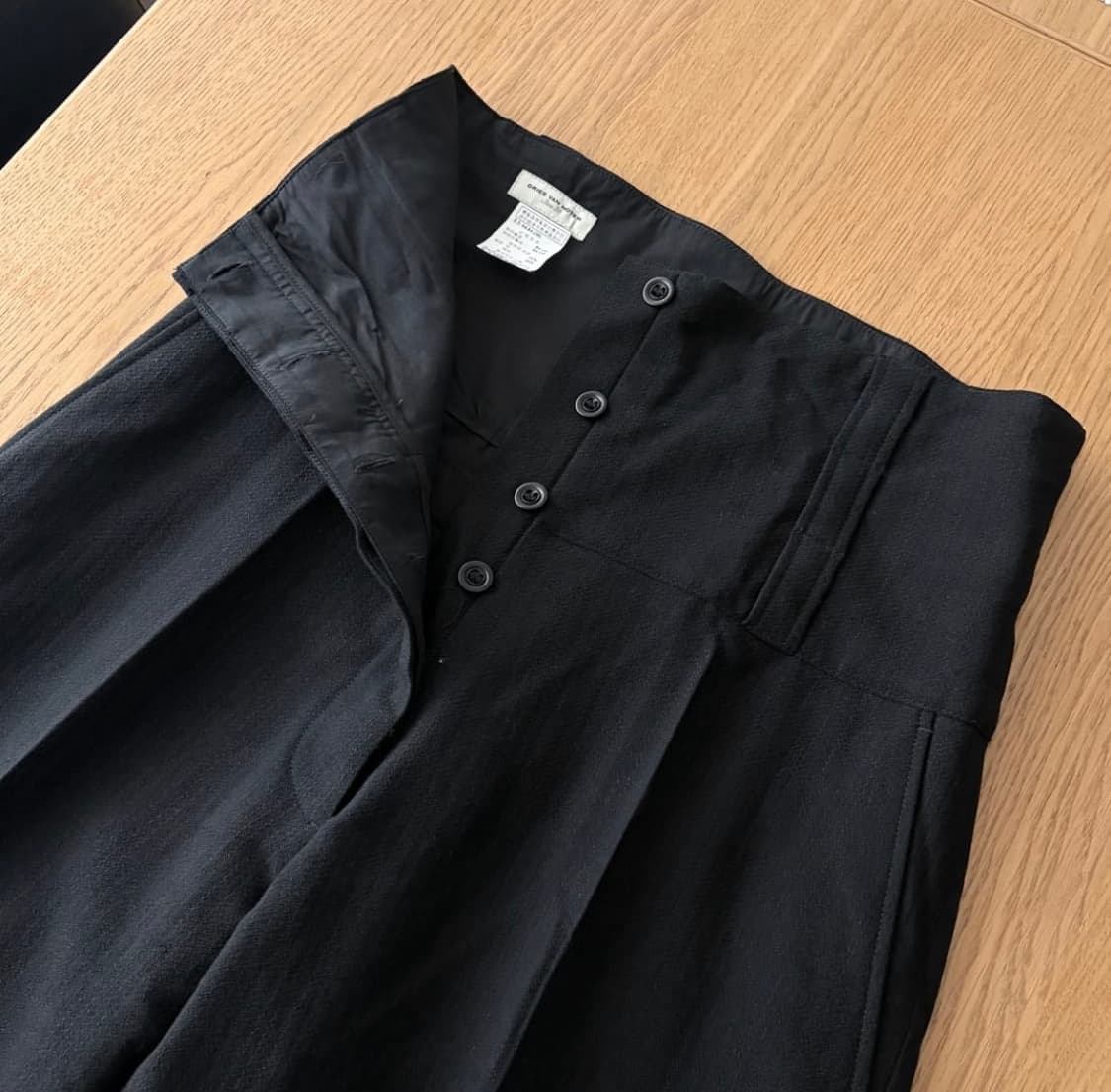 드리스 반 노튼 하이웨스트 팬츠 상품이미지4