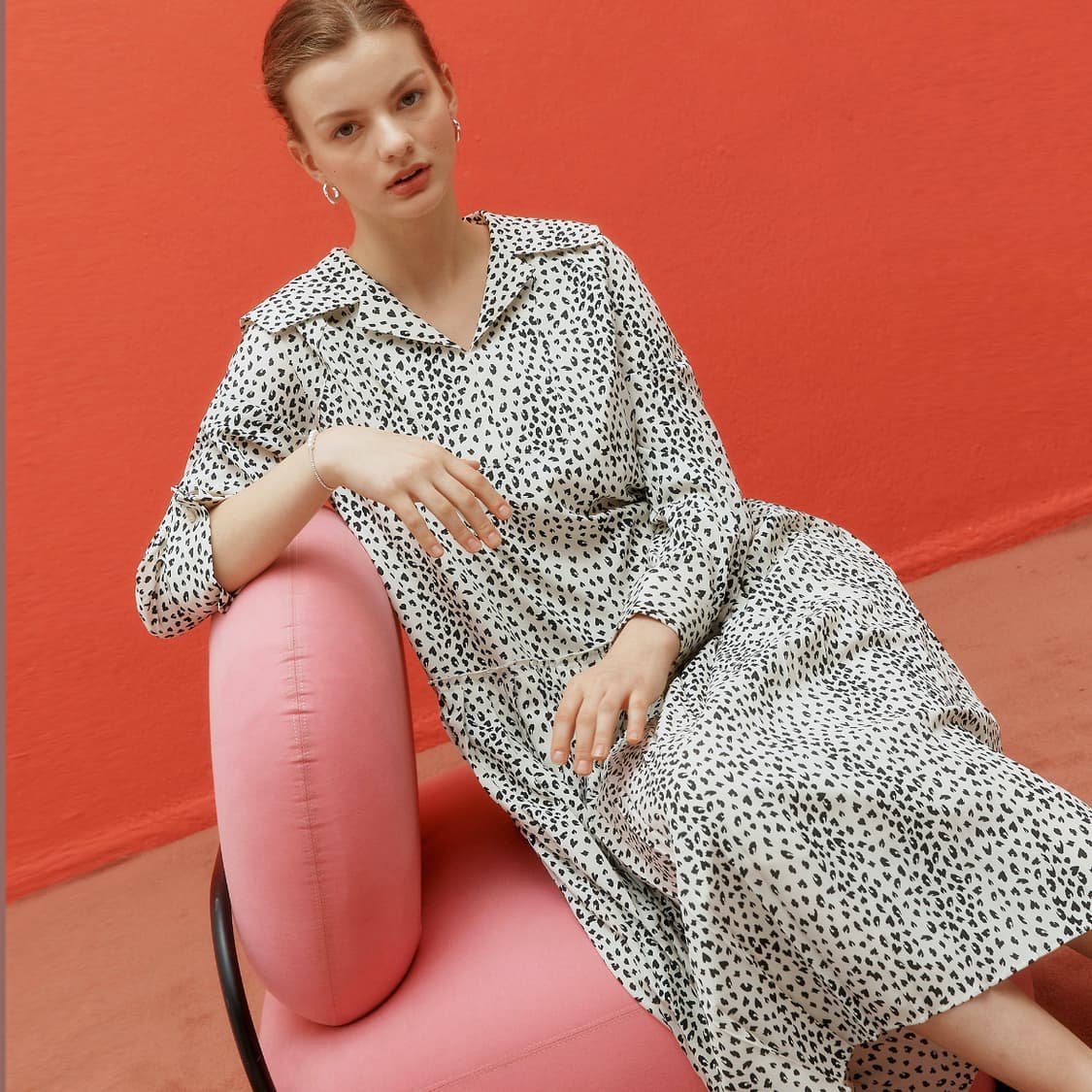 비뮤즈맨션(BEMUSE MANSION) Elly 플리츠원피스 프리사이즈 상품이미지1