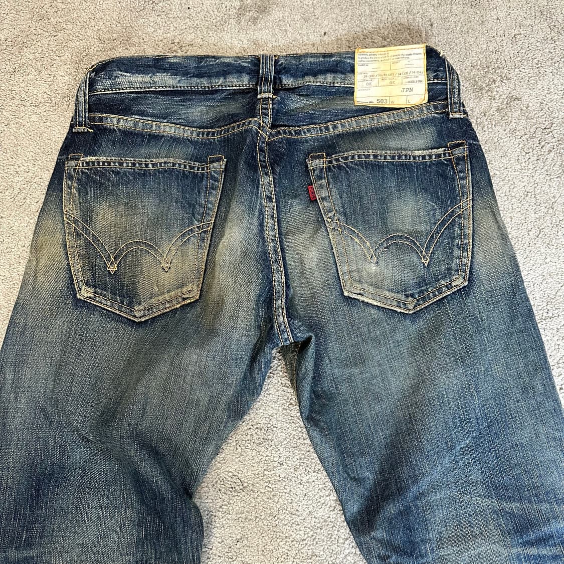 에드윈503 RVS 페이딩 레귤러 스트레이트 팬츠(30) 상품이미지8