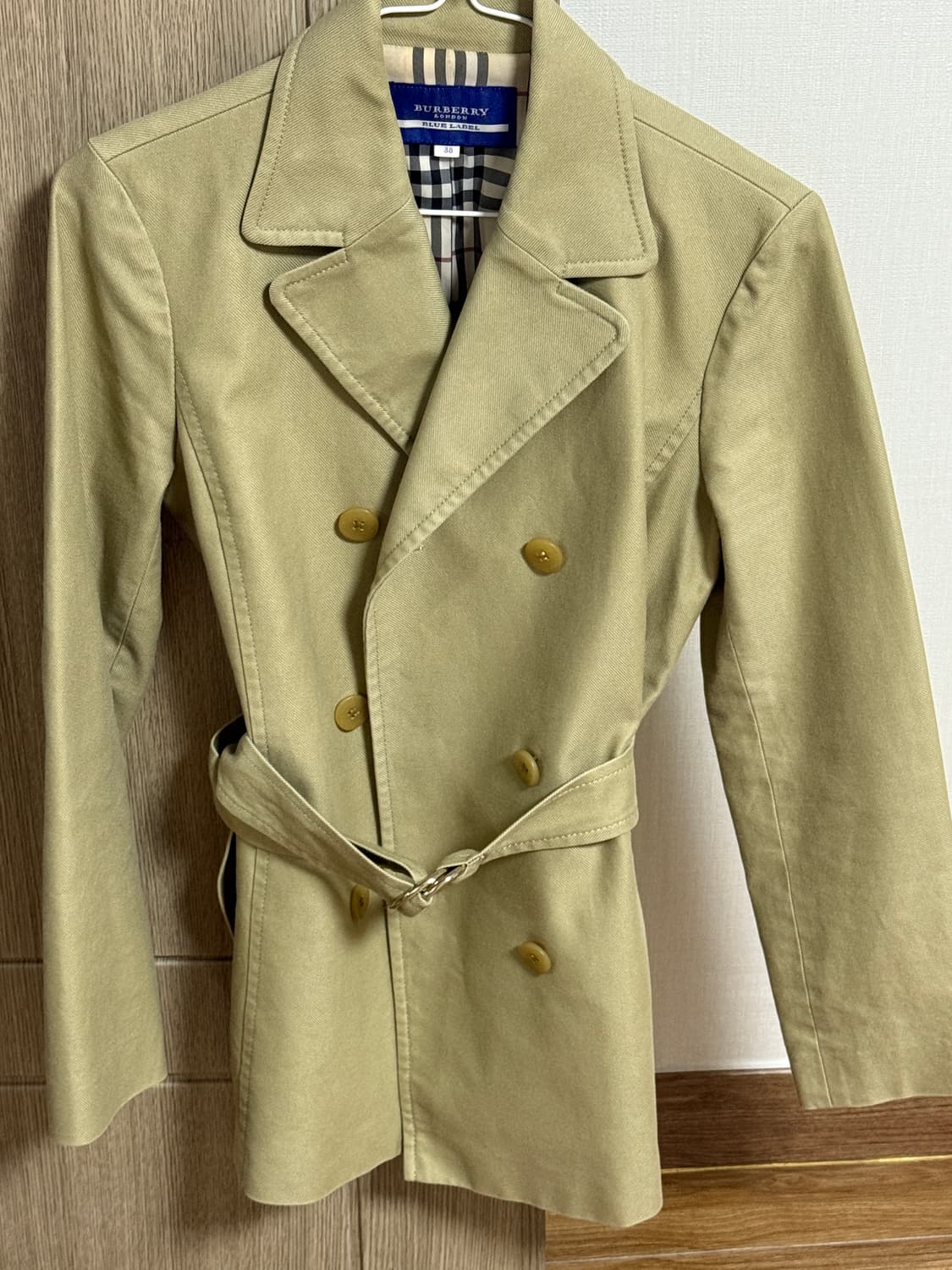 버버리 블루 라벨 트렌치 코트 38 상품이미지1