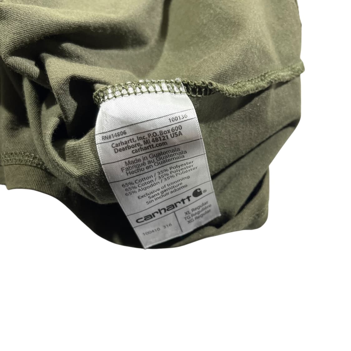 [Carhartt] 칼하트 래글런 포켓 반팔티셔츠 상품이미지5