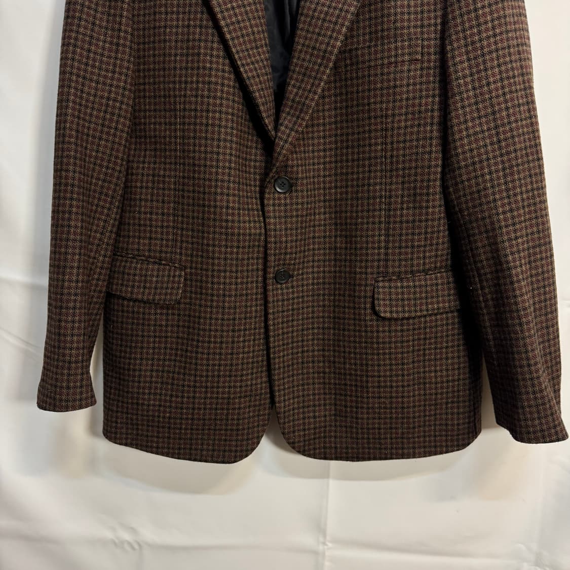 로아 울 체크 블레이저 정장자켓 상품이미지3