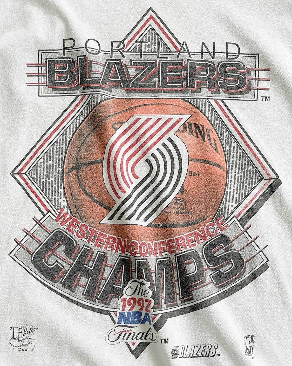 90s Portland Trail Blazers Champs 1992 T 상품이미지4
