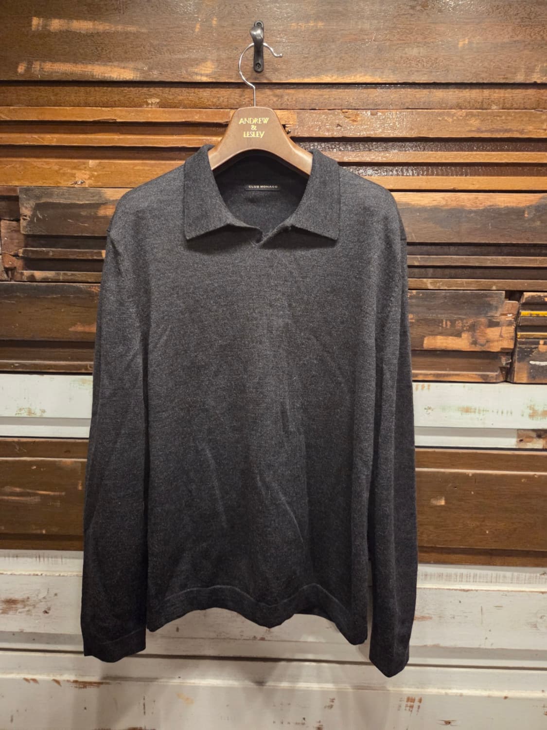 클럽모나코 오픈칼라넥 니트  상품이미지6