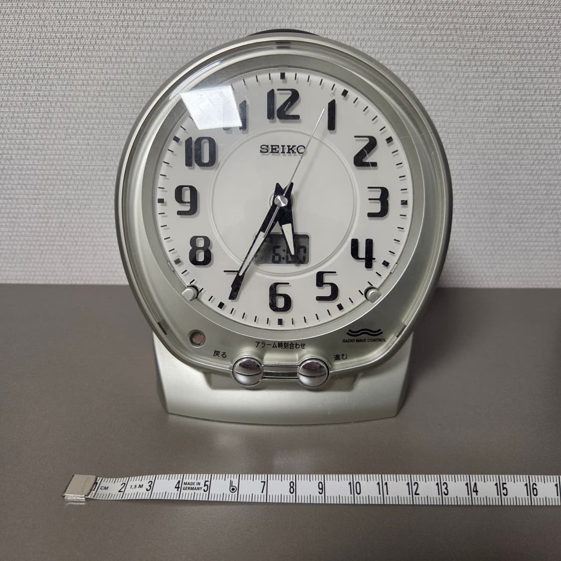 Seiko 빈티지 탁상 시계 상품이미지2