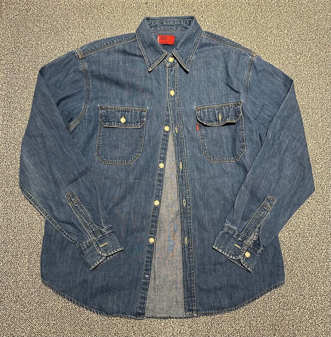 리바이스 일본판 레드탭 데님 셔츠 m 상품이미지1