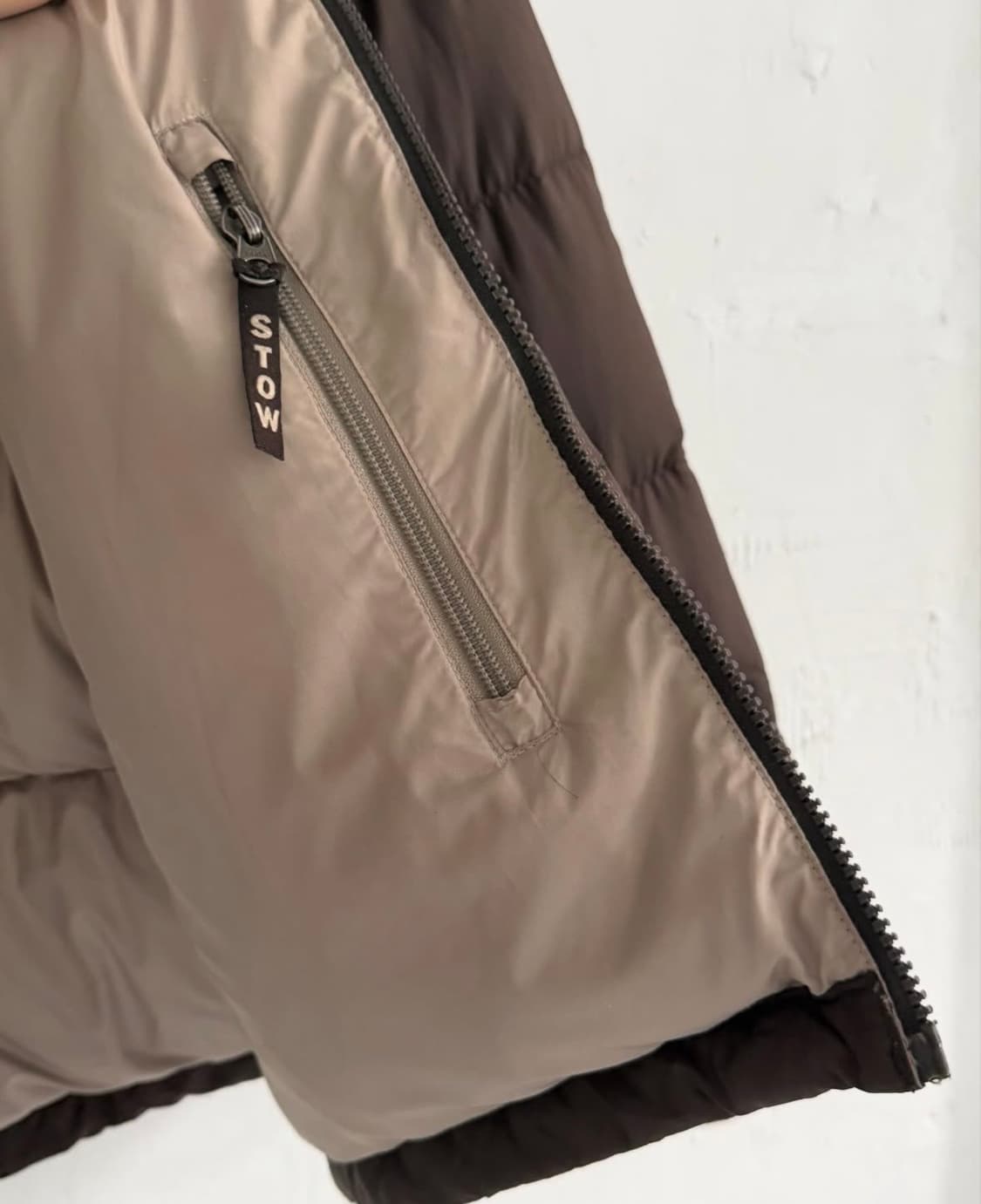 온딧 빈티지 노스페이스 구형 브라운 눕시 다운자켓 상품이미지8