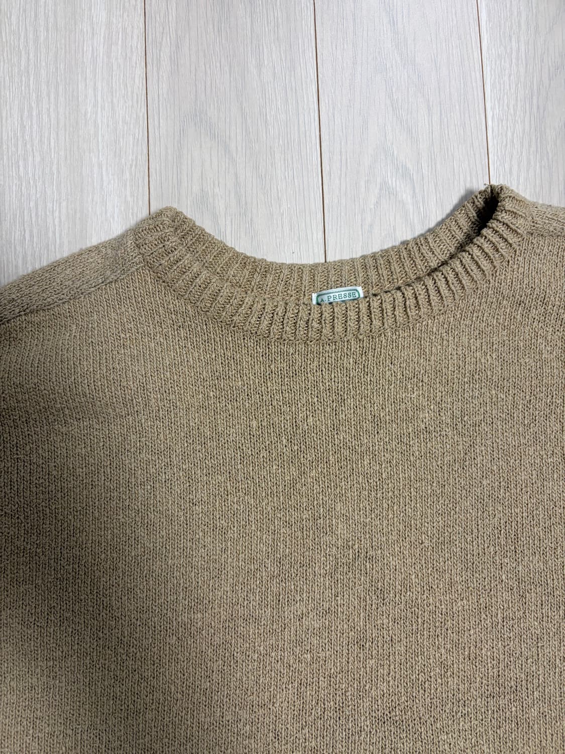 아프레쎄 2026 실크 니트 베이지 3사이즈 상품이미지2