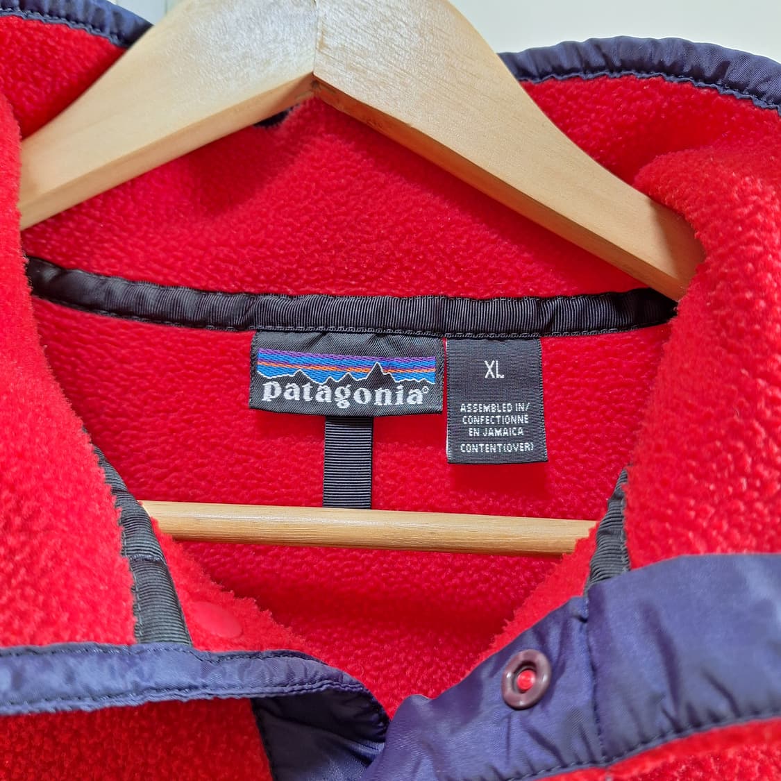 90s 파타고니아 신칠라 스탭티 레드 XL 상품이미지6