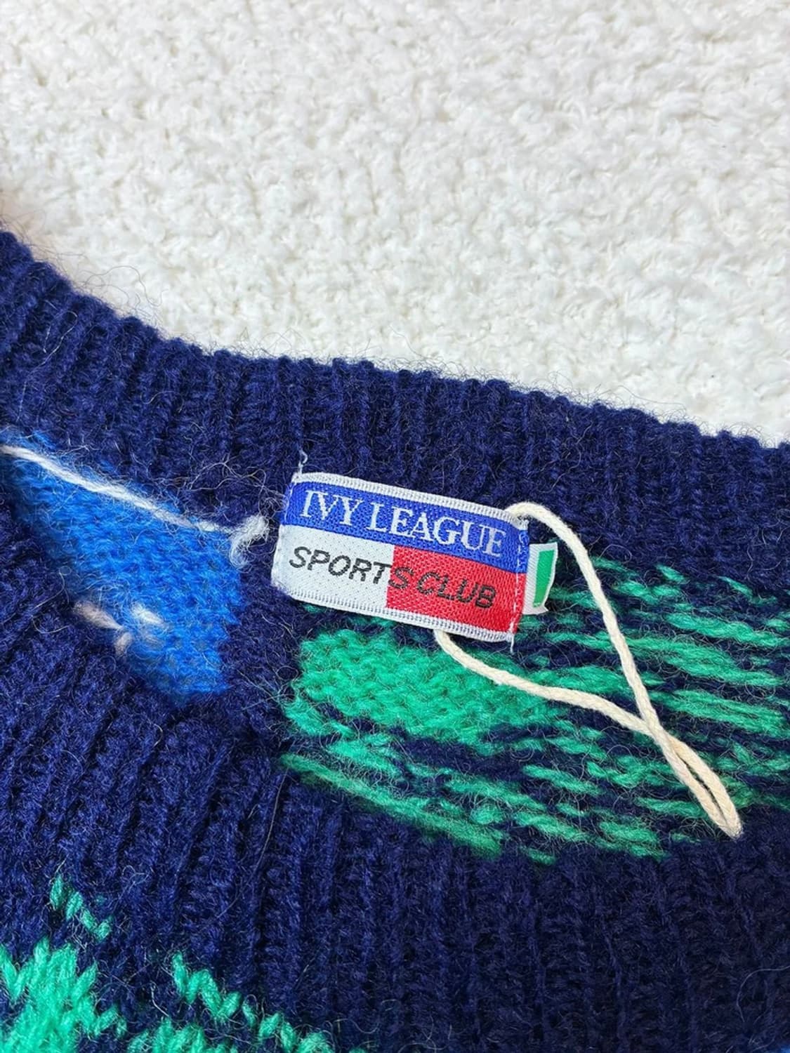 아이비리그 90's 헤비 울 패턴 니트 PN5931 상품이미지5