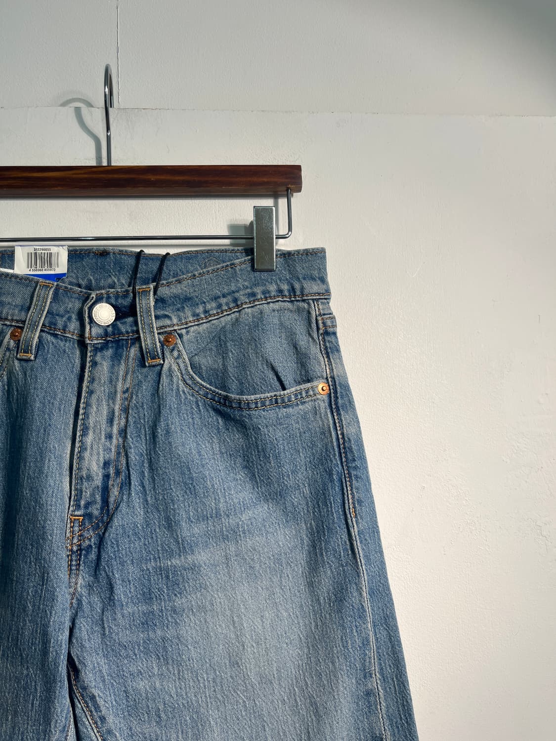 (새 상품) Levi’s 505 연청 8부 데님 상품이미지4