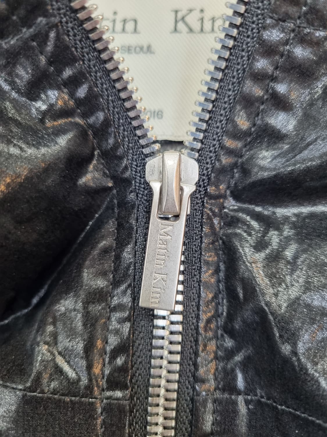 마뗑킴 블랙 크롭 바람막이 FREE 상품이미지4