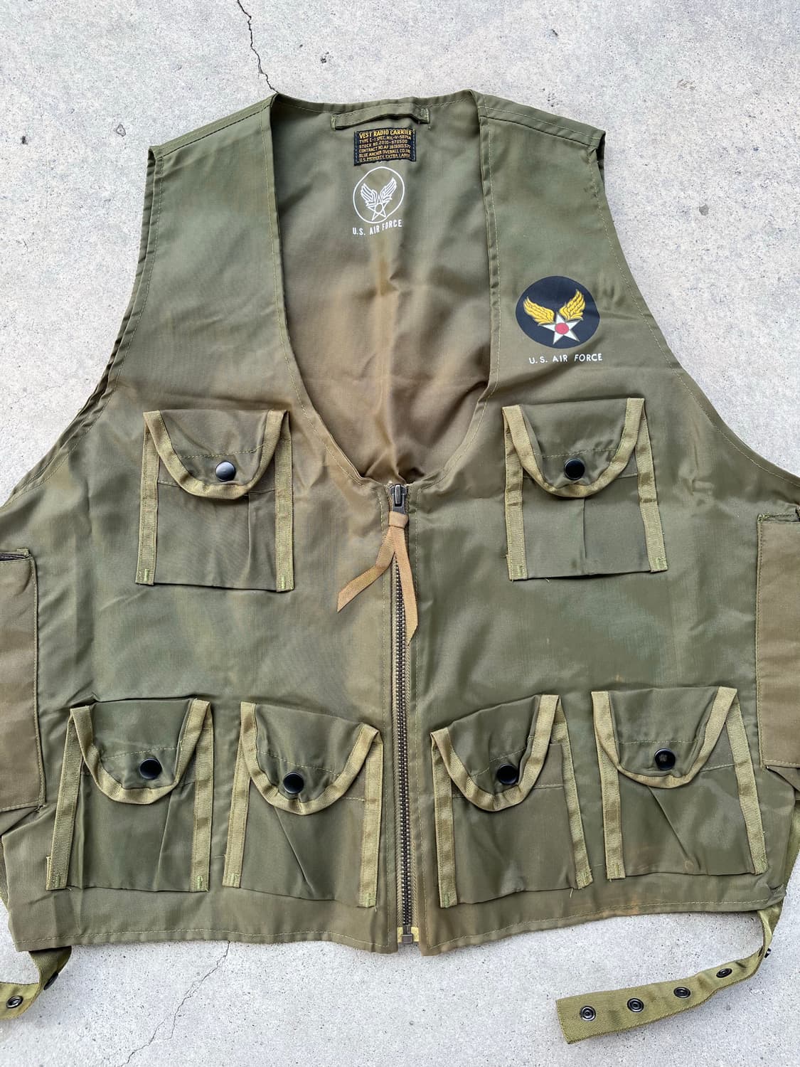 USAF E-1 Radio Carrier 미 공군 서바이벌 베스트  상품이미지3