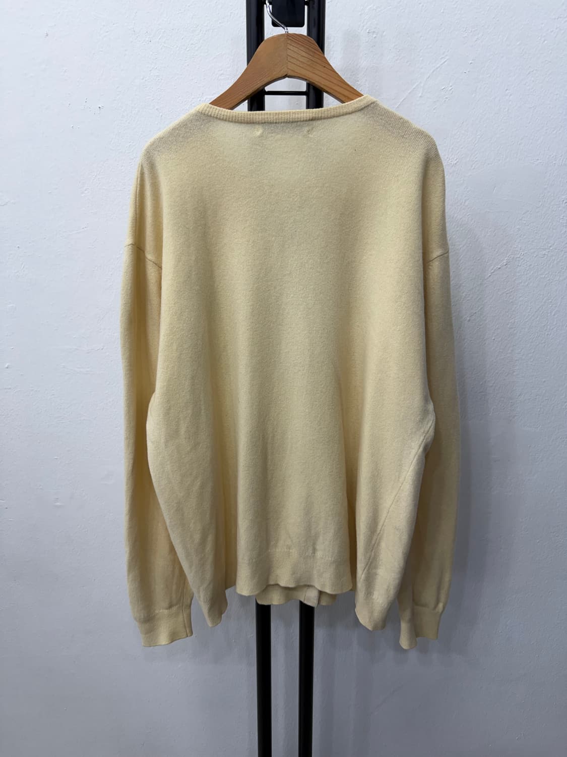 정품) 버버리 아가일 금장버튼 가디건 44 상품이미지6