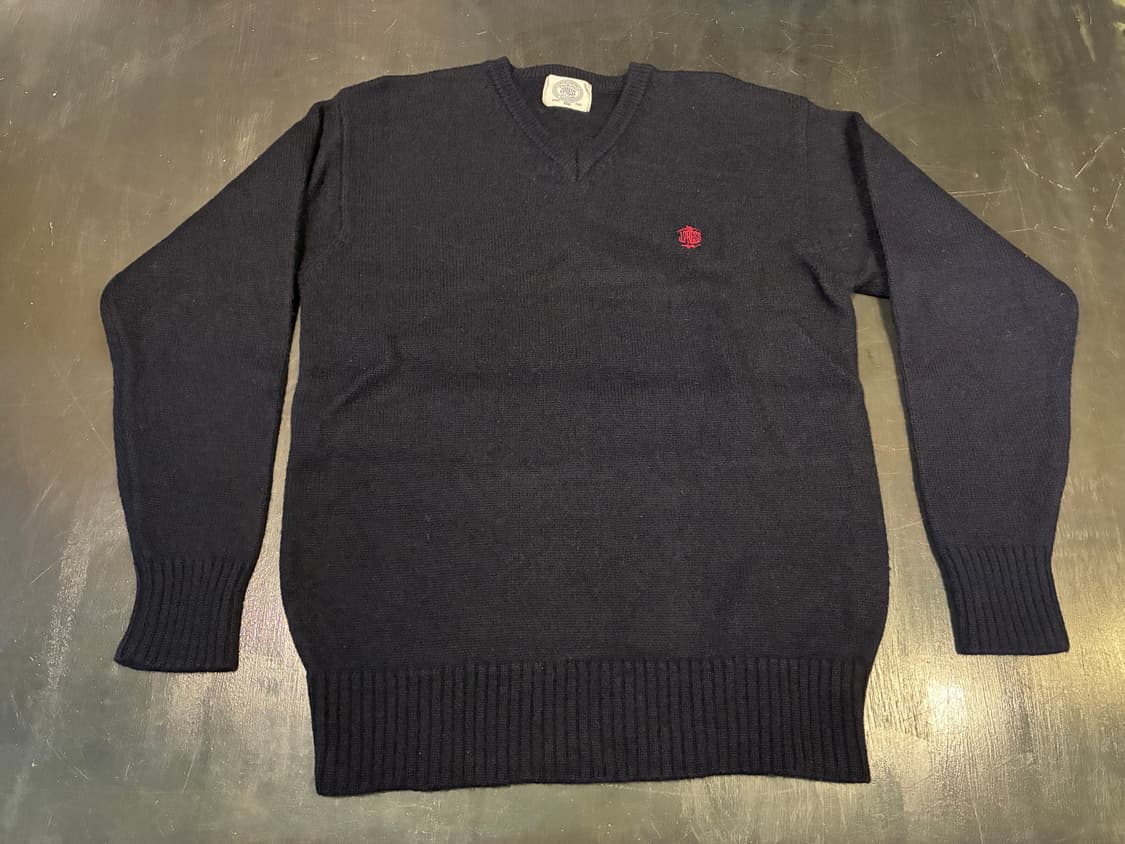 100) 제이프레스 울 니트 네이비 상품이미지1