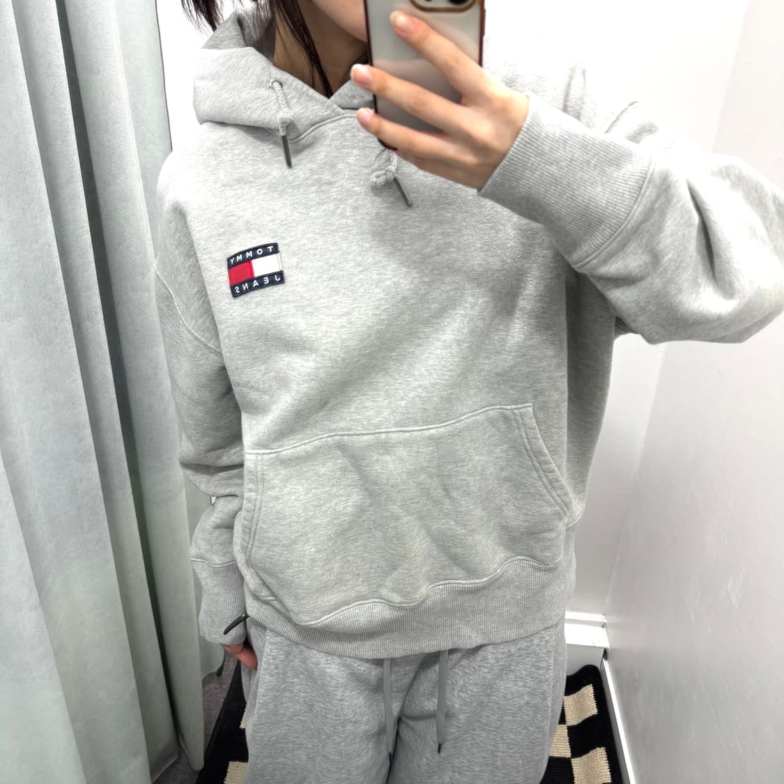 타미진스 그레이 후드티 상품이미지2