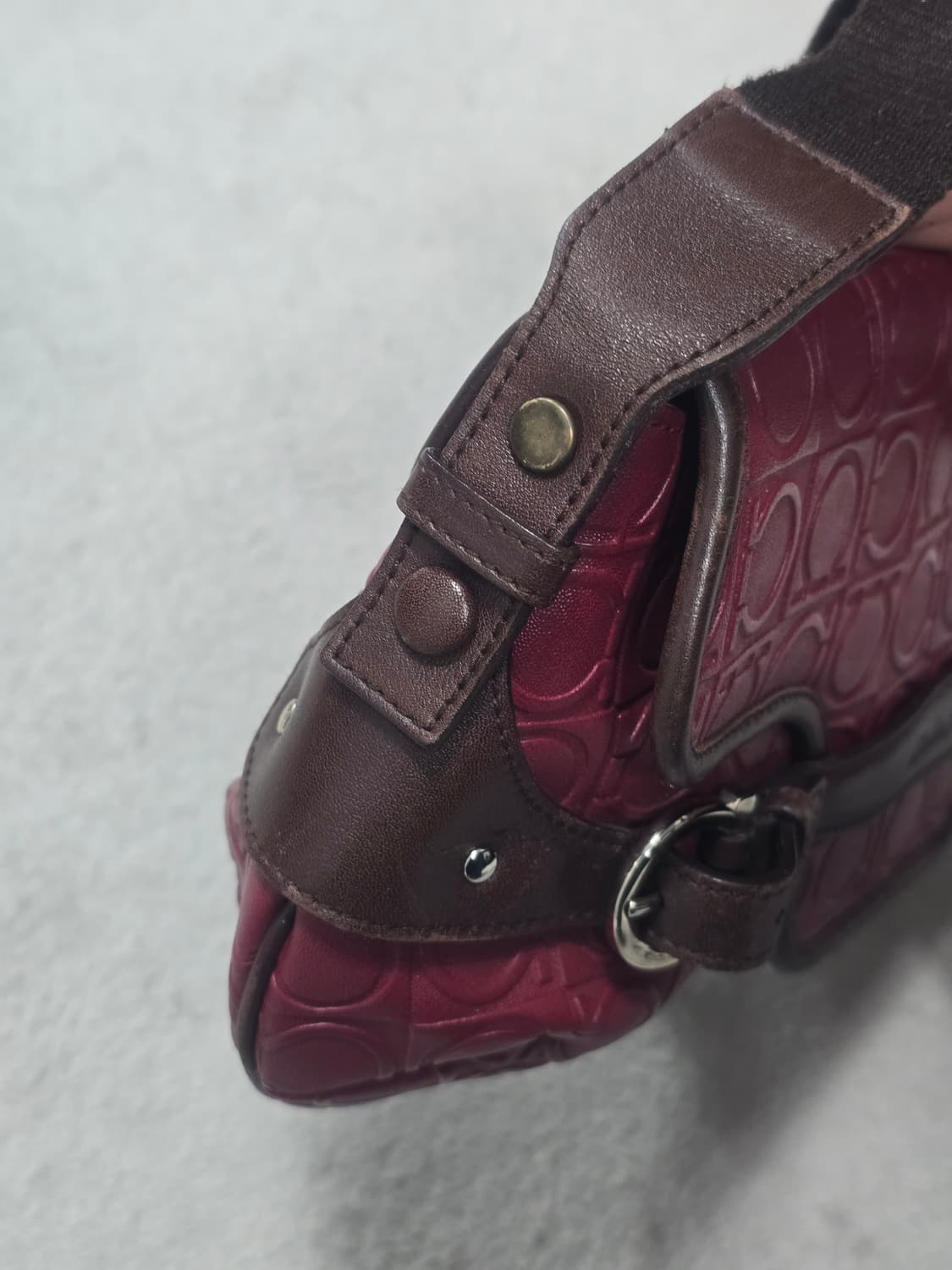 Ferragamo 페라가모 간치니 레더 숄더백 상품이미지6