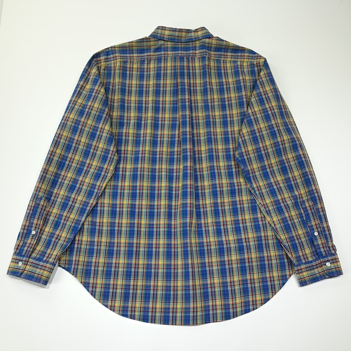 CL292 2XL 폴로 90s 홍콩판 마드라스체크 멀티컬러 셔츠 상품이미지6