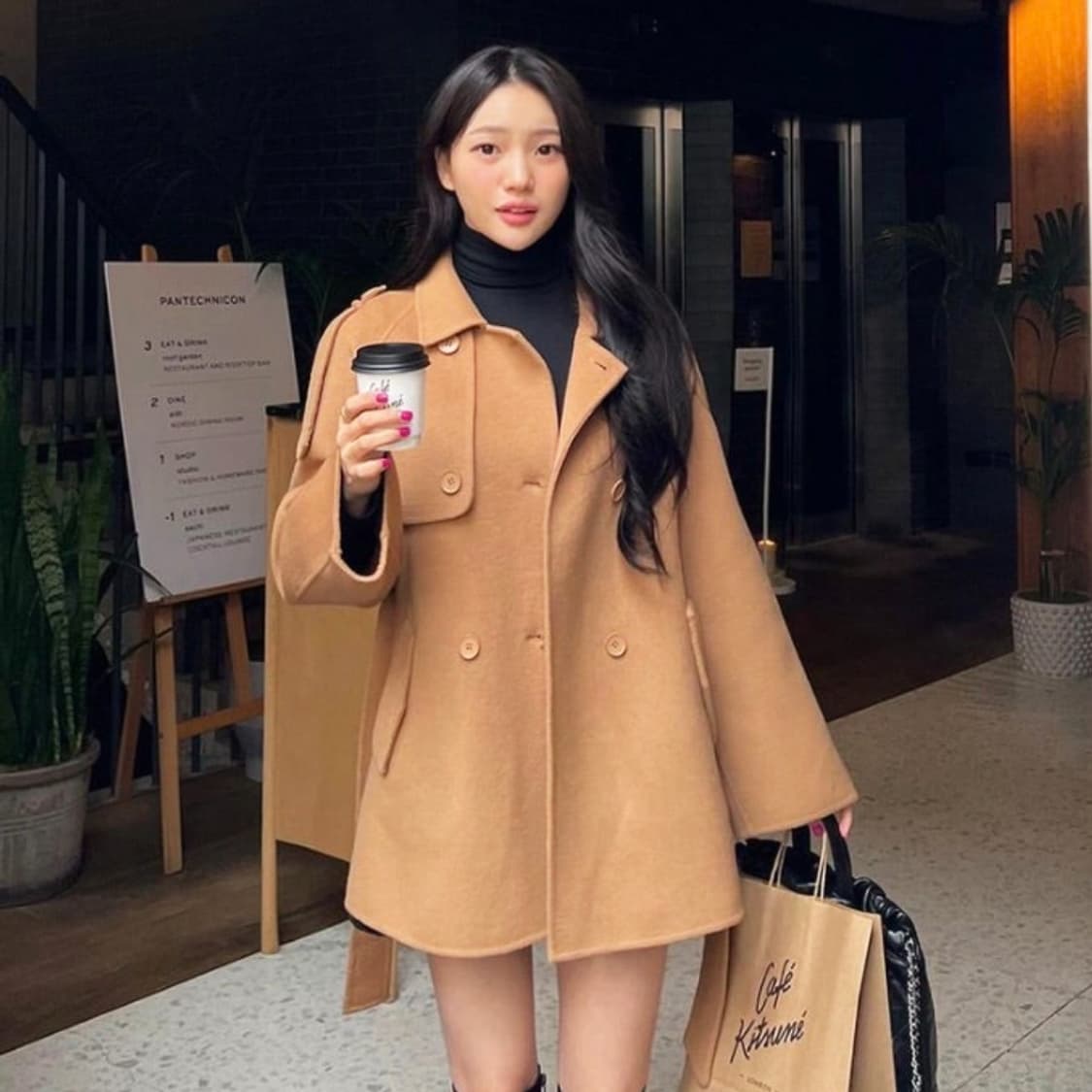 마리마켓(MARIE MARKET) 트렌치 핸드메이드 코트 프리사이즈 상품이미지2