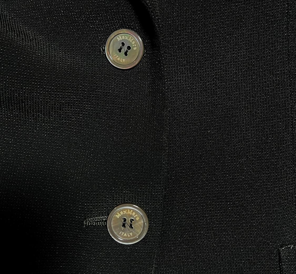 MaxMara 막스마라 이태리 메이드 클래식 블랙 자켓 상품이미지5