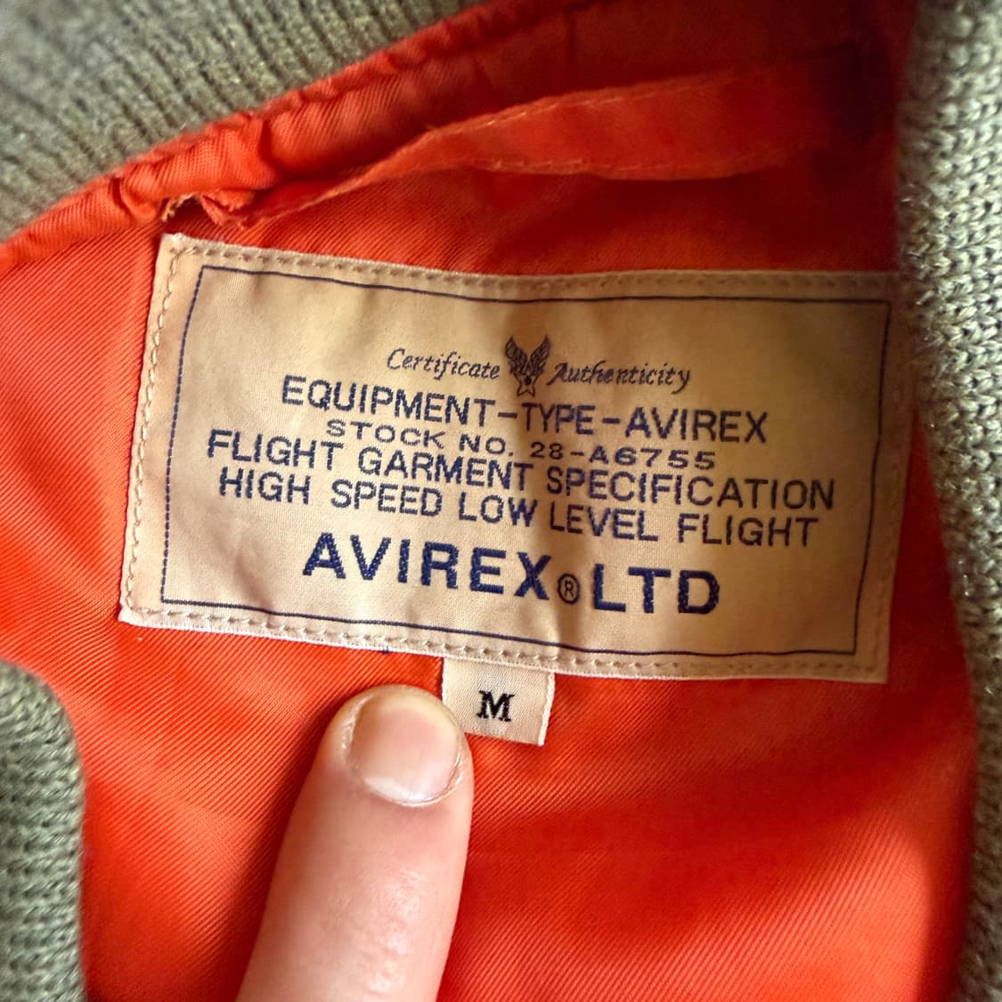 Avirex Ma-1 상품이미지9