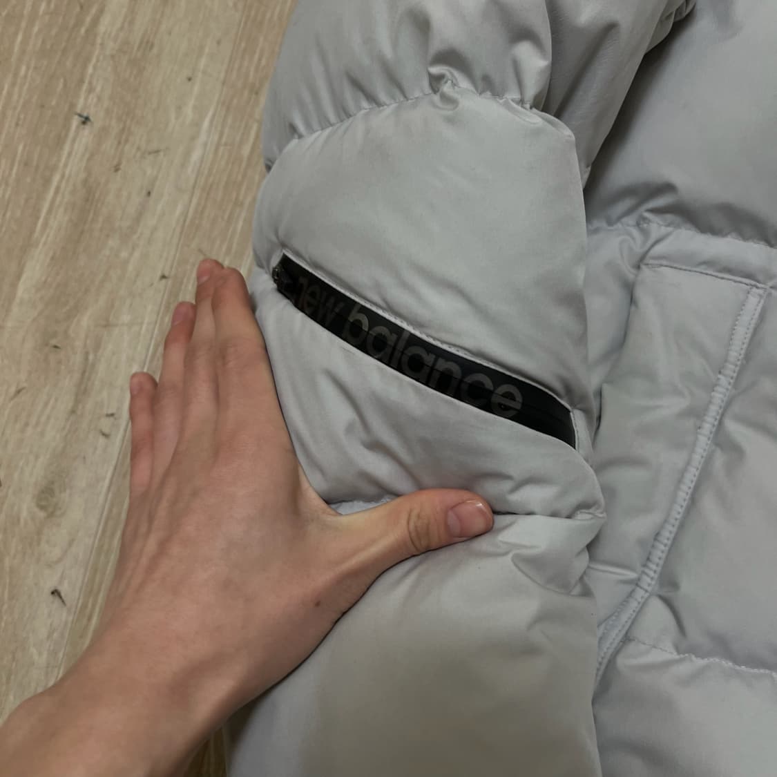 뉴발란스 베이직 구스다운 액티브 숏패딩 S/90  상품이미지5