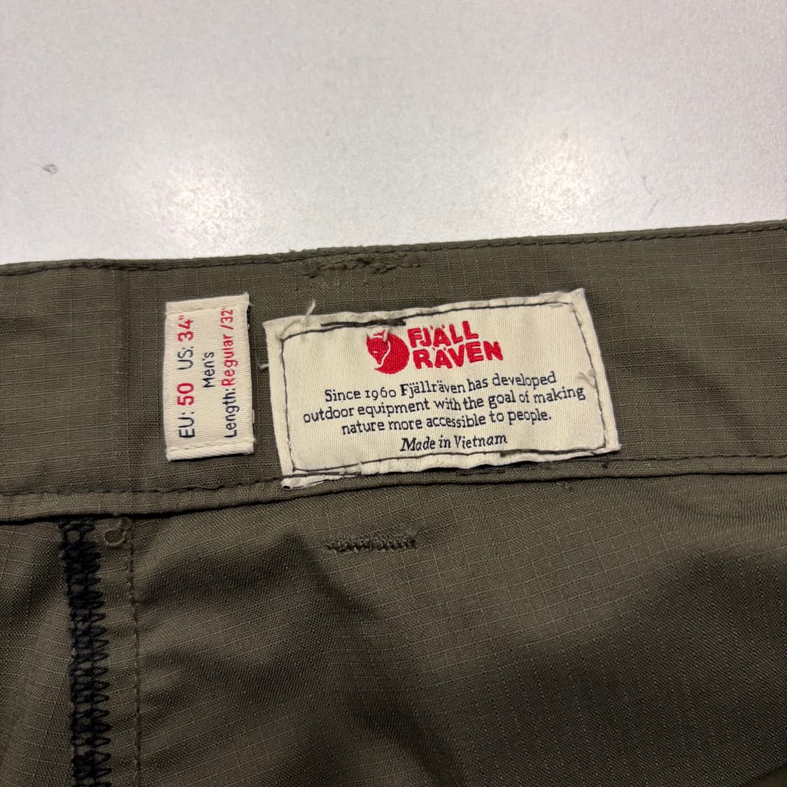 [34] 피엘라벤 G-1000 카고 바지 올리브 D419 상품이미지4